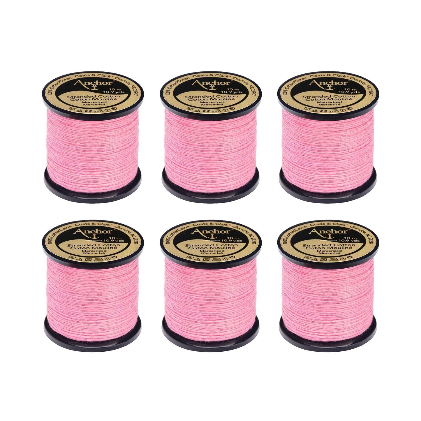 Anchor Spooled Floss 10 Meters (6 Pack) - Clearance shades