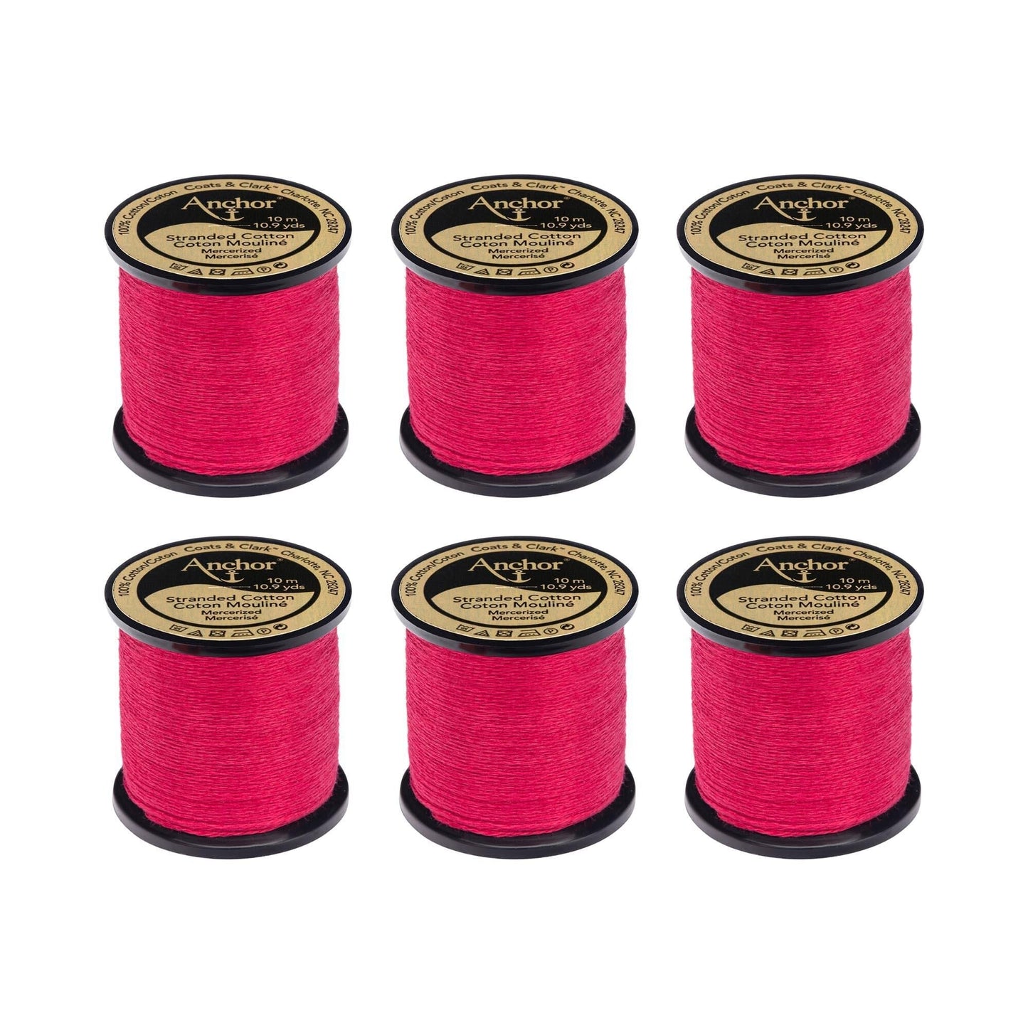 Anchor Spooled Floss 10 Meters (6 Pack) - Clearance shades