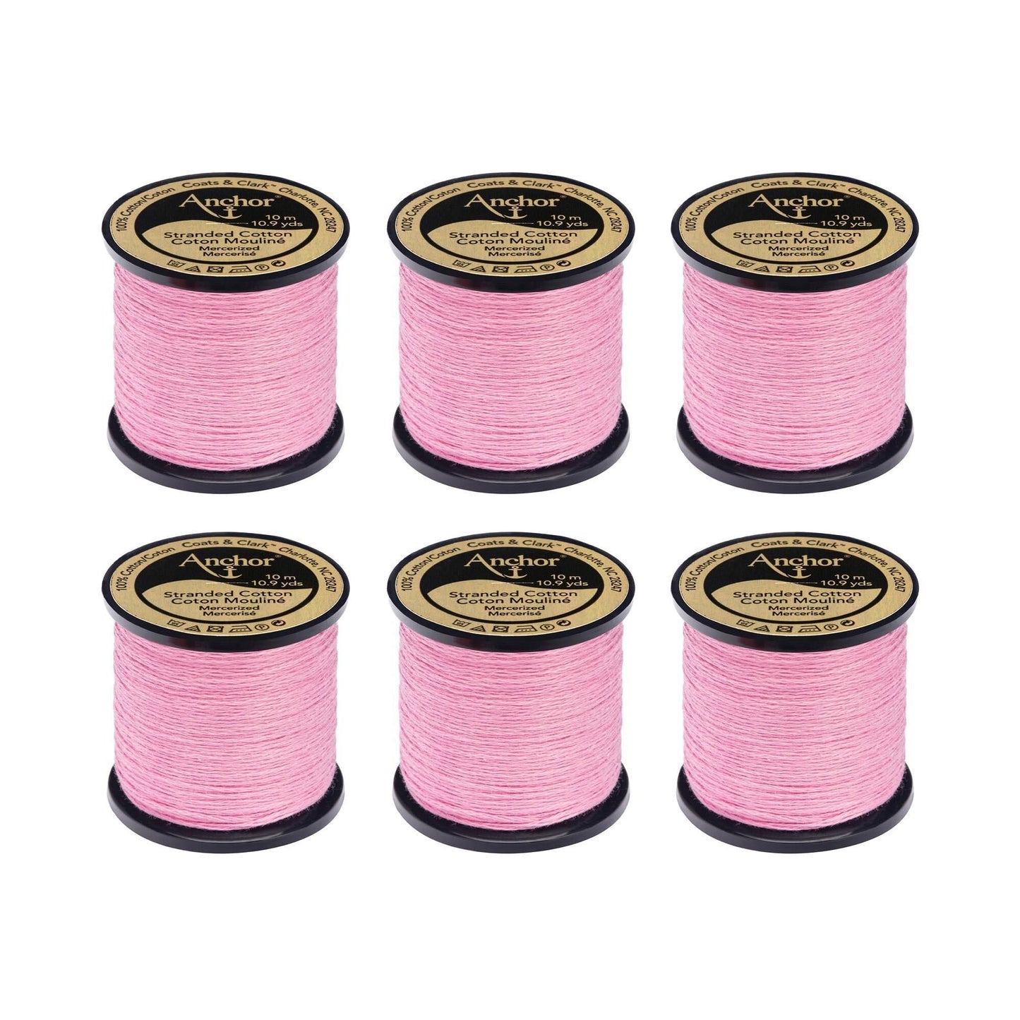 Anchor Spooled Floss 10 Meters (6 Pack) - Clearance shades