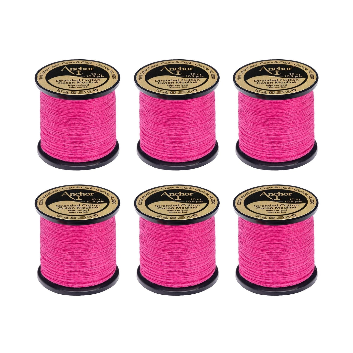 Anchor Spooled Floss 10 Meters (6 Pack) - Clearance shades