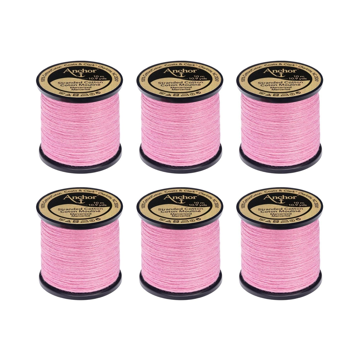 Anchor Spooled Floss 10 Meters (6 Pack) - Clearance shades