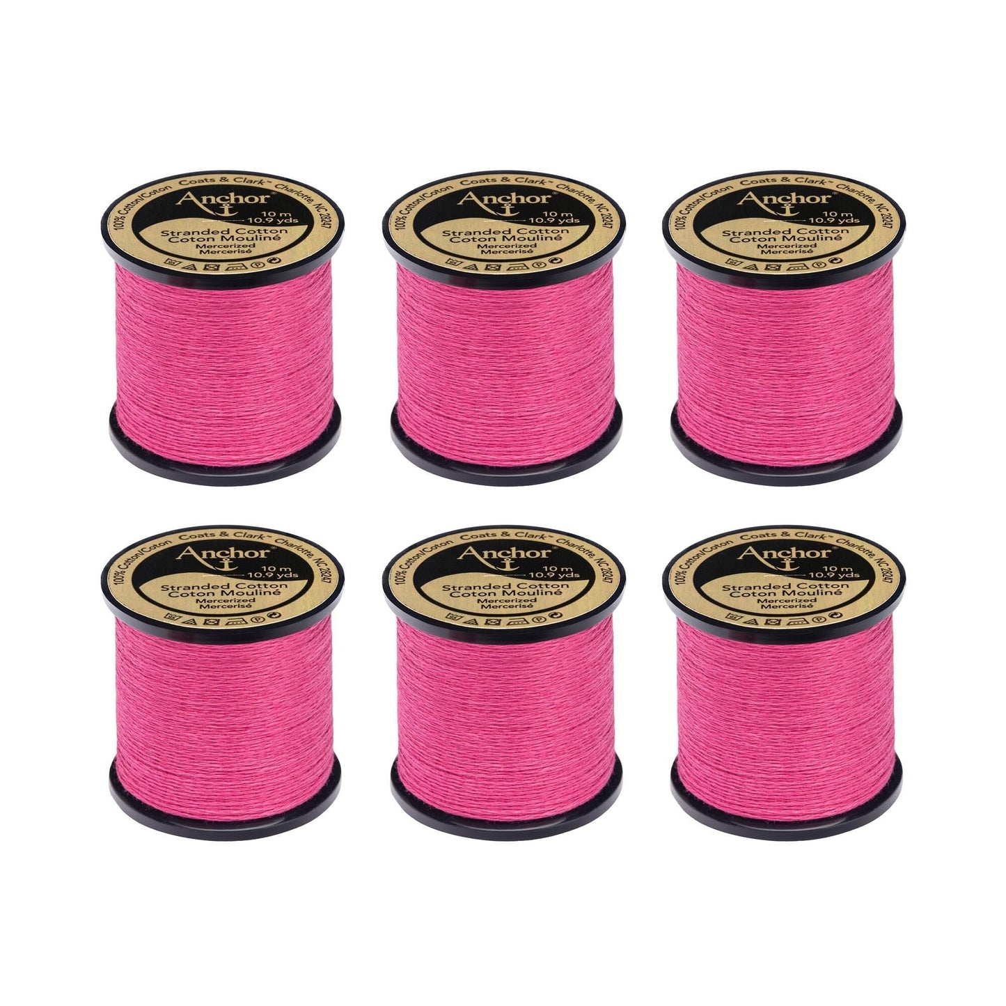 Anchor Spooled Floss 10 Meters (6 Pack) - Clearance shades