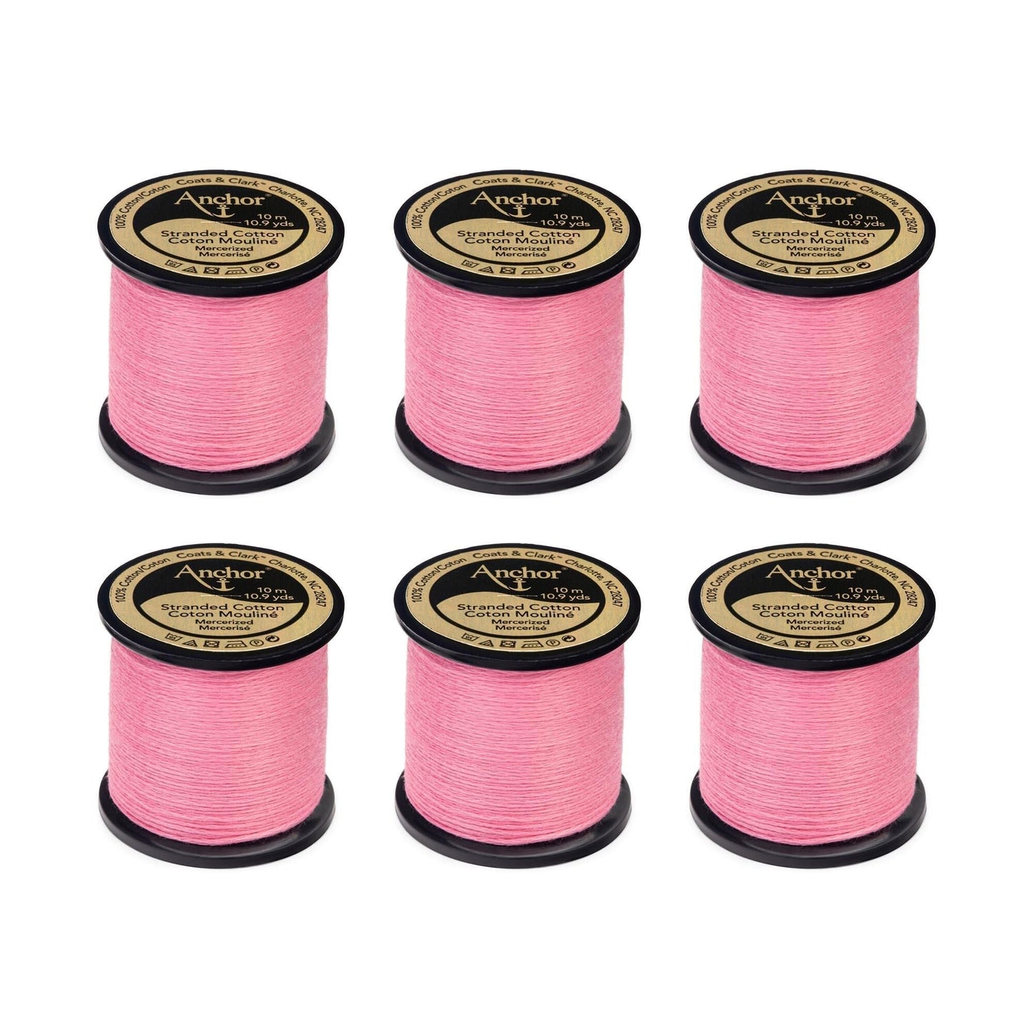 Anchor Spooled Floss 10 Meters (6 Pack) - Clearance shades