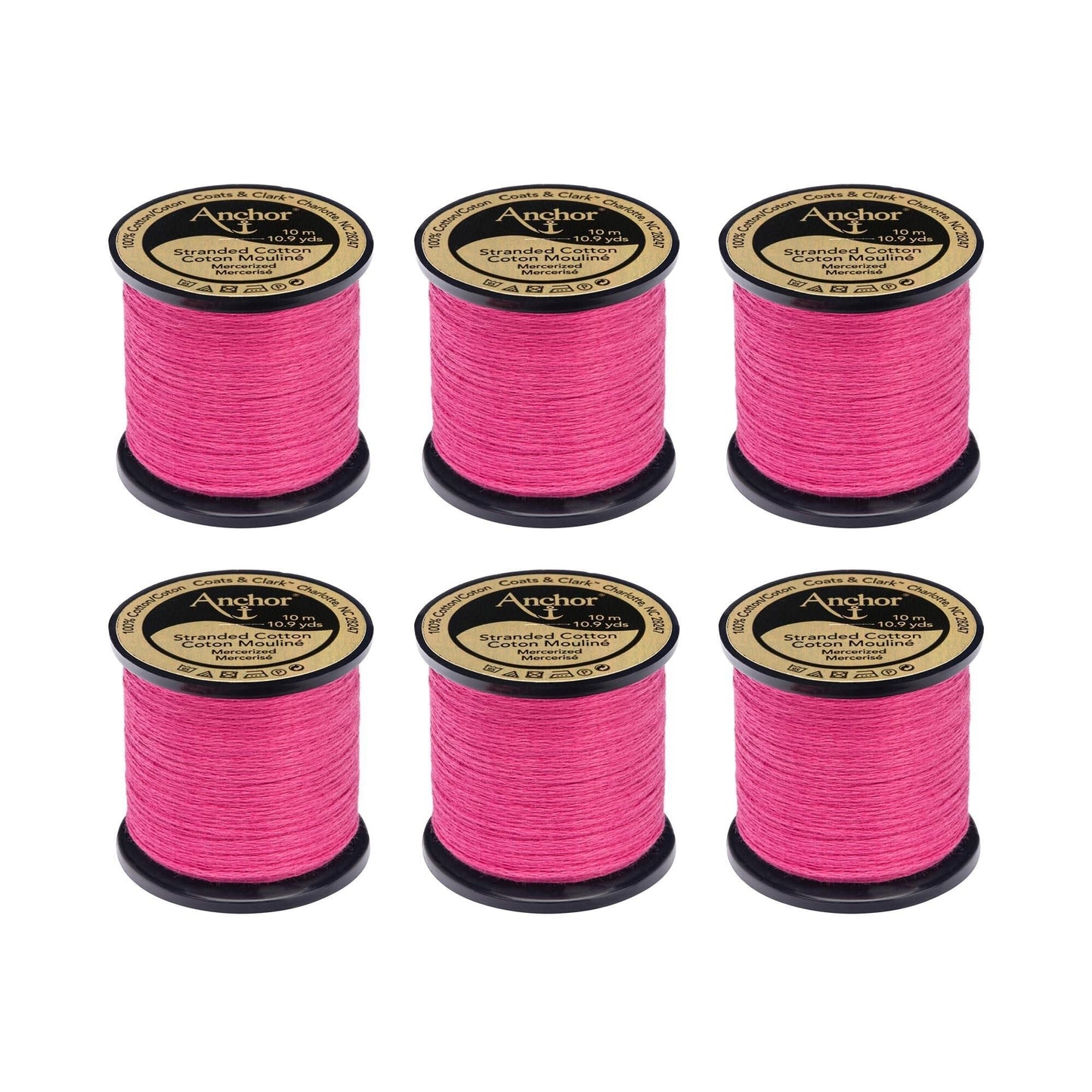 Anchor Spooled Floss 10 Meters (6 Pack) - Clearance shades