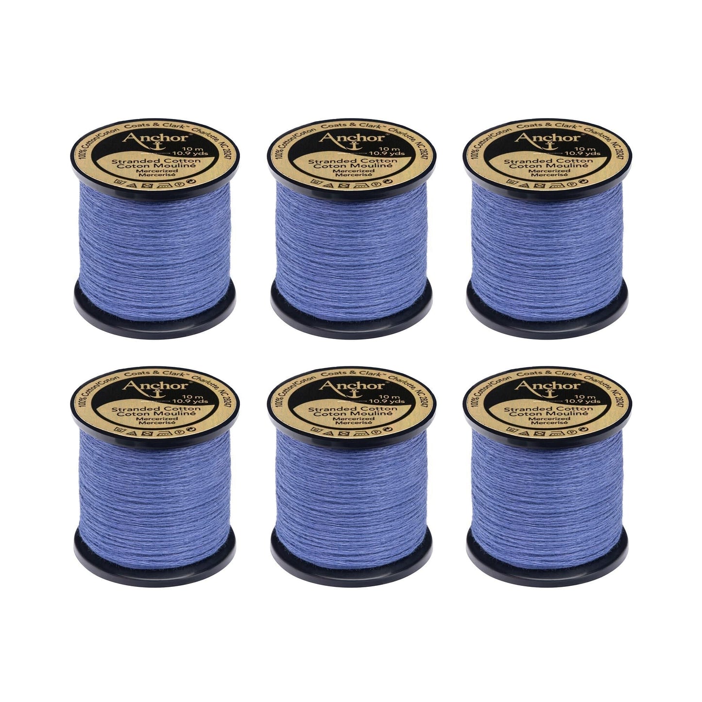 Anchor Spooled Floss 10 Meters (6 Pack) - Clearance shades