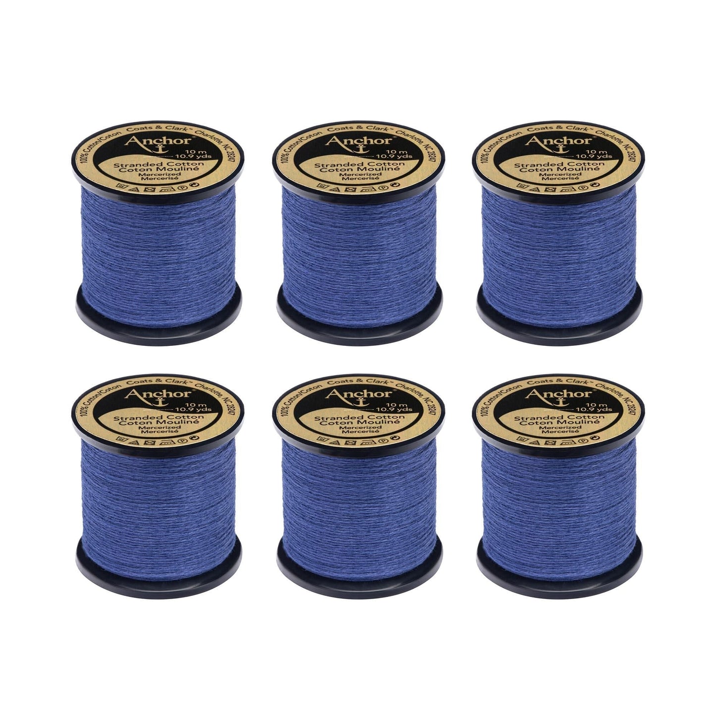 Anchor Spooled Floss 10 Meters (6 Pack) - Clearance shades
