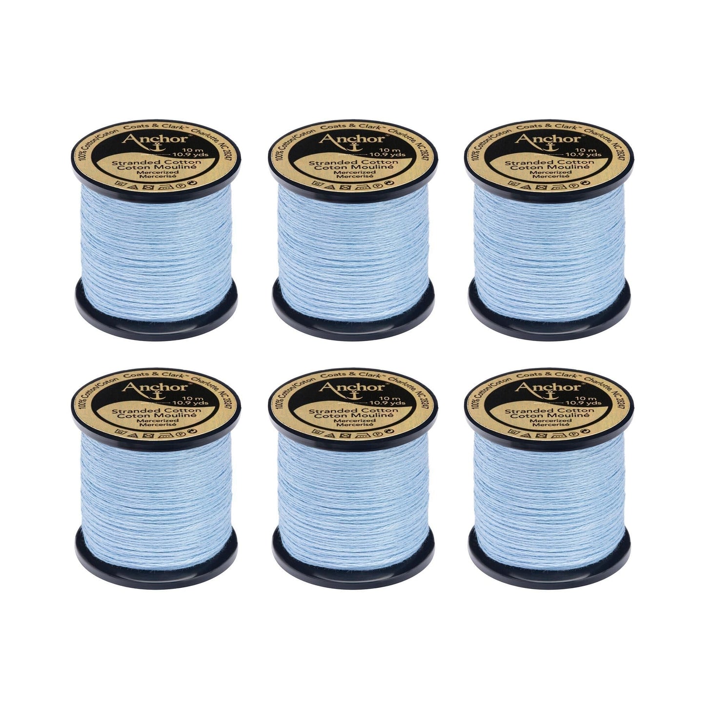 Anchor Spooled Floss 10 Meters (6 Pack) - Clearance shades