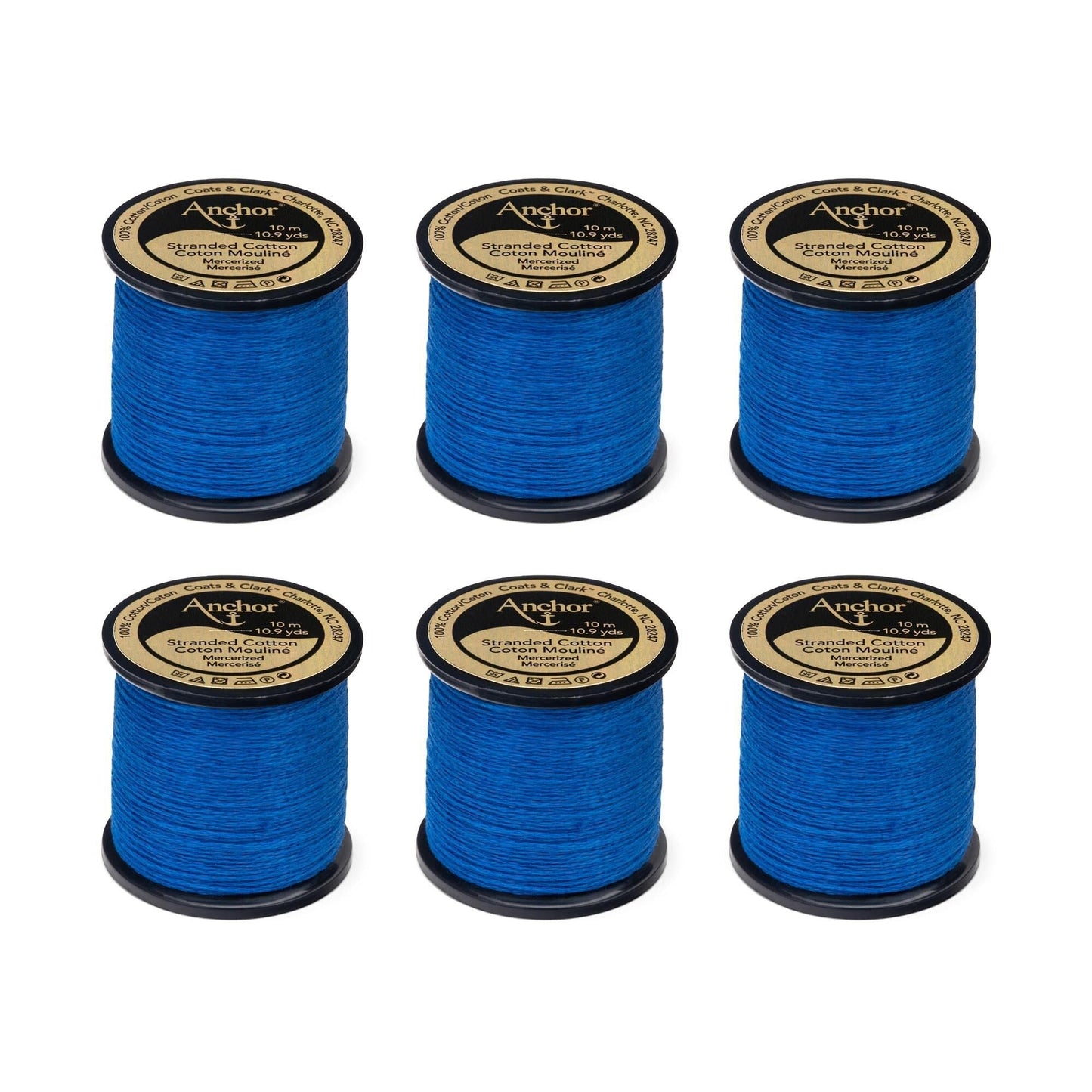 Anchor Spooled Floss 10 Meters (6 Pack) - Clearance shades