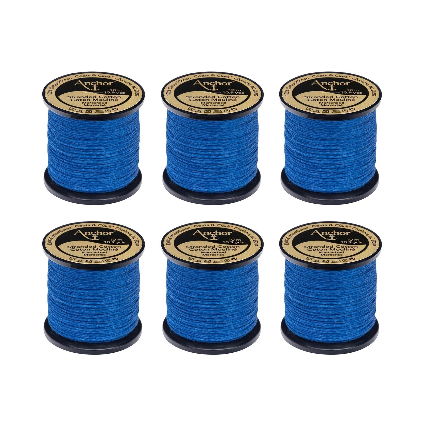 Anchor Spooled Floss 10 Meters (6 Pack) - Clearance shades