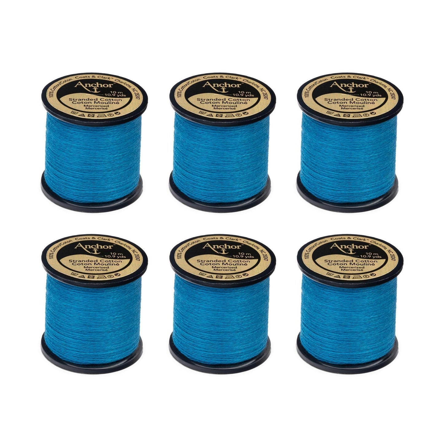 Anchor Spooled Floss 10 Meters (6 Pack) - Clearance shades