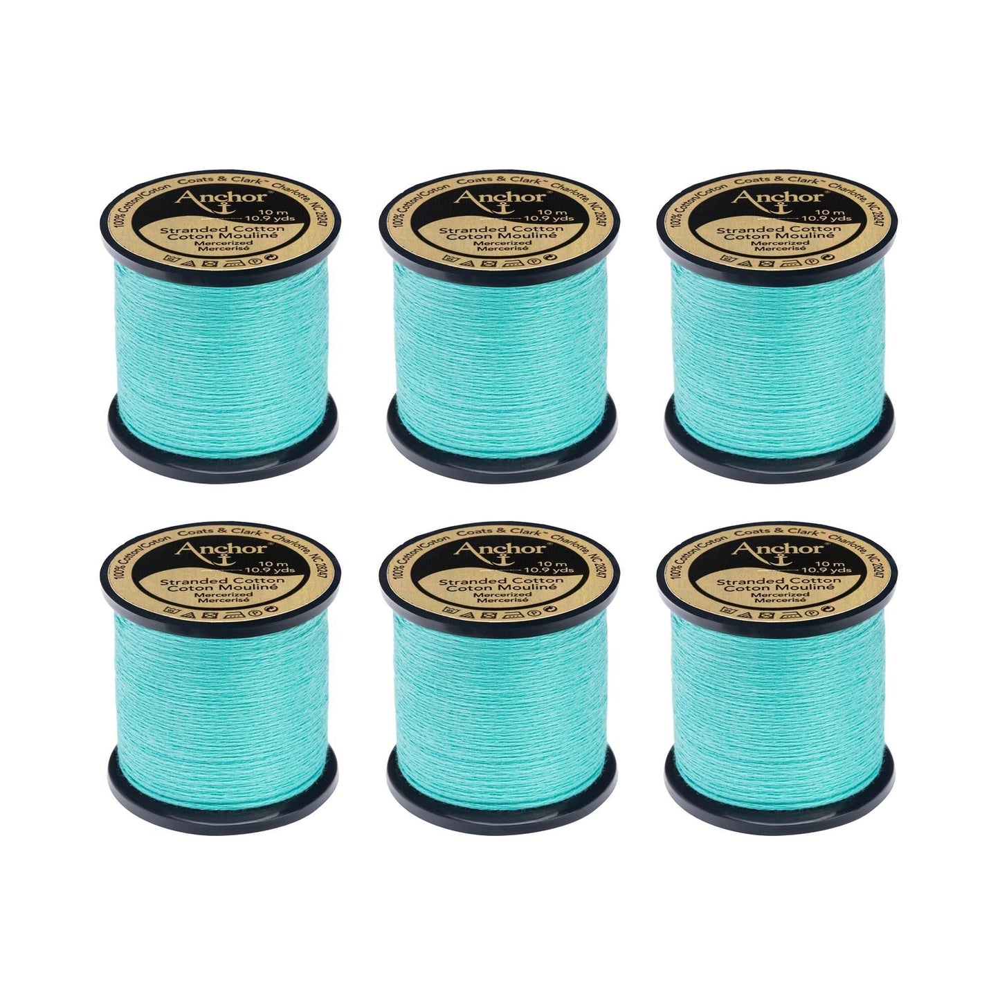 Anchor Spooled Floss 10 Meters (6 Pack) - Clearance shades