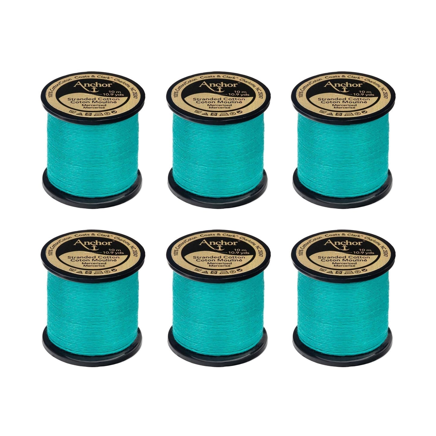 Anchor Spooled Floss 10 Meters (6 Pack) - Clearance shades