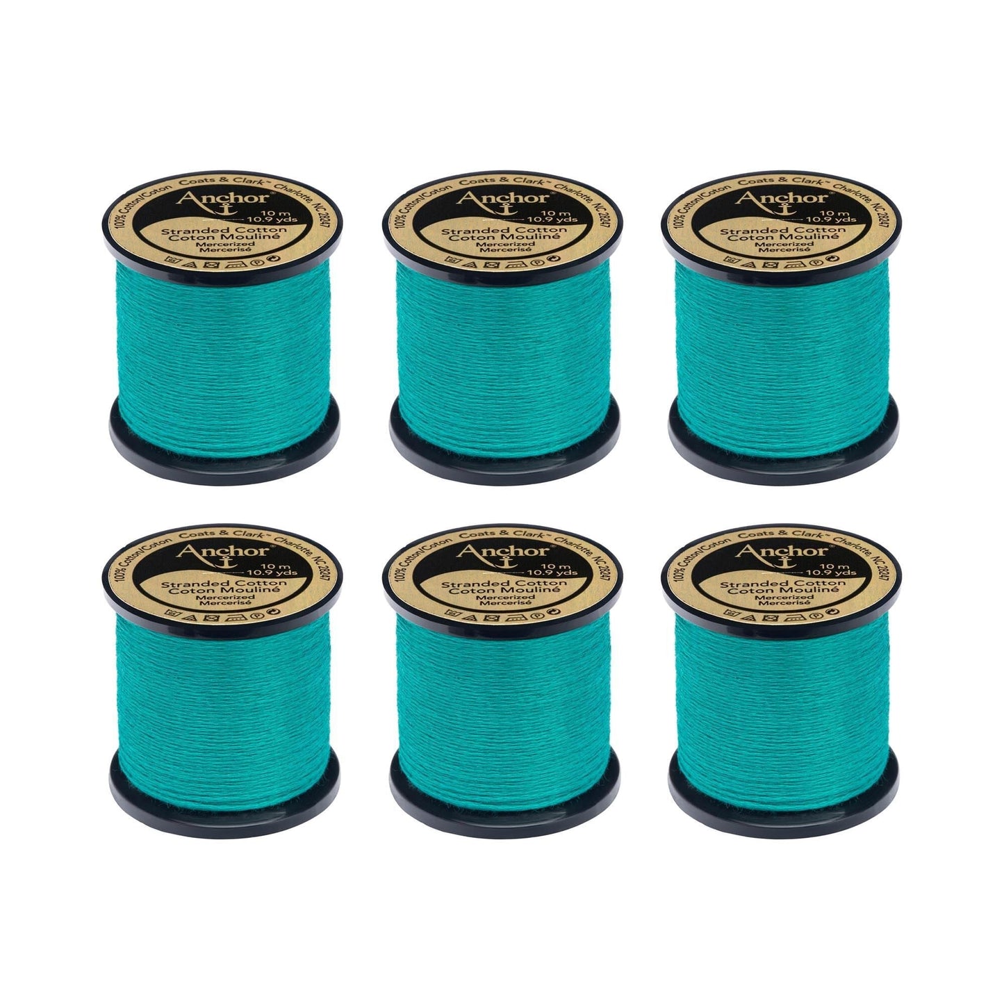 Anchor Spooled Floss 10 Meters (6 Pack) - Clearance shades