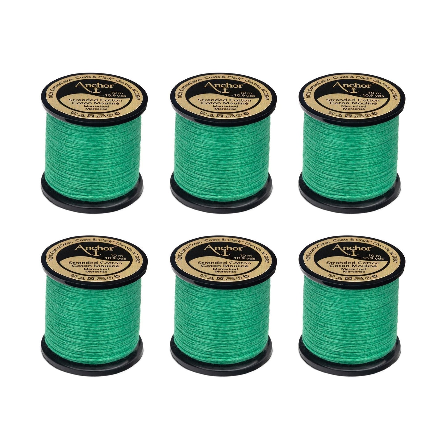 Anchor Spooled Floss 10 Meters (6 Pack) - Clearance shades