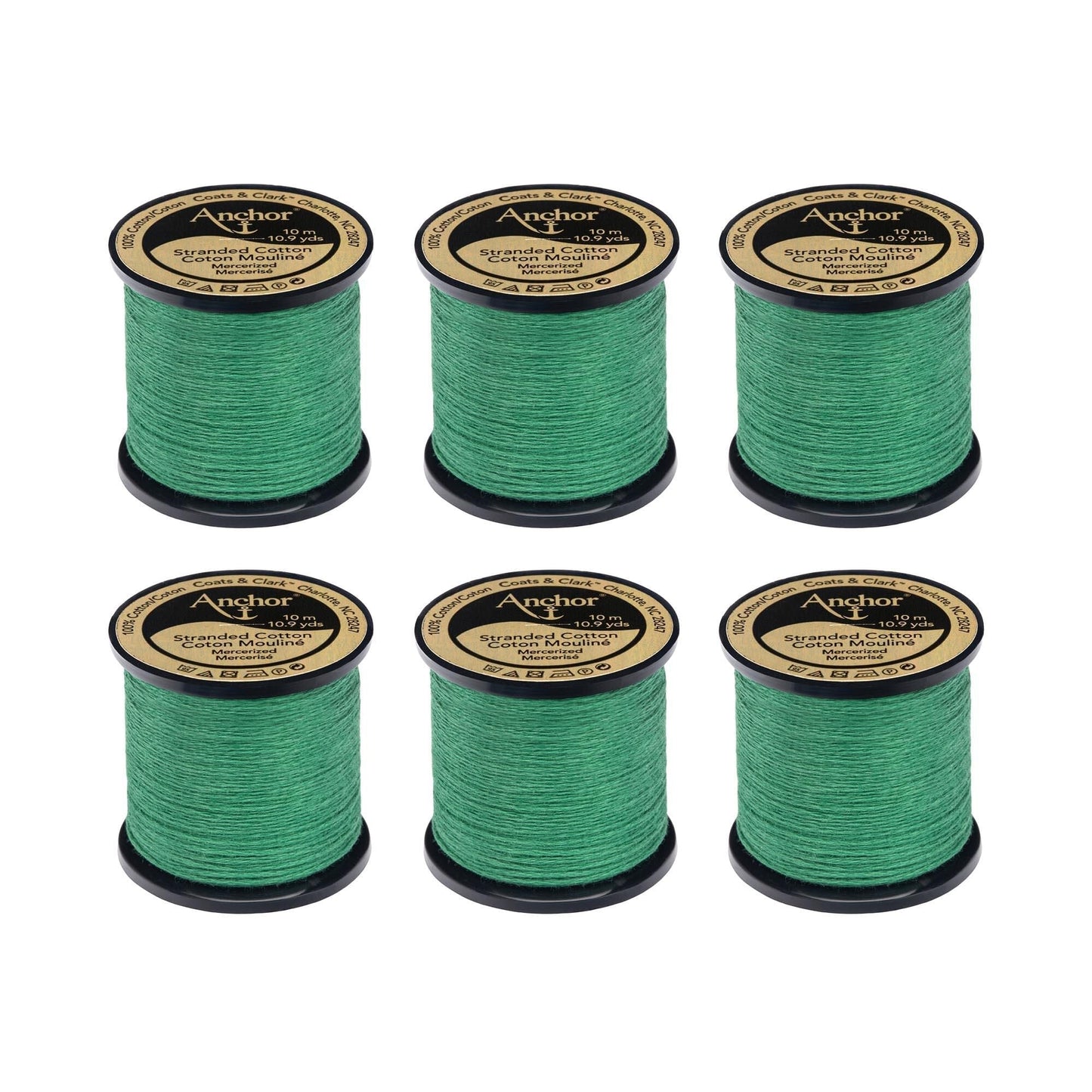 Anchor Spooled Floss 10 Meters (6 Pack) - Clearance shades