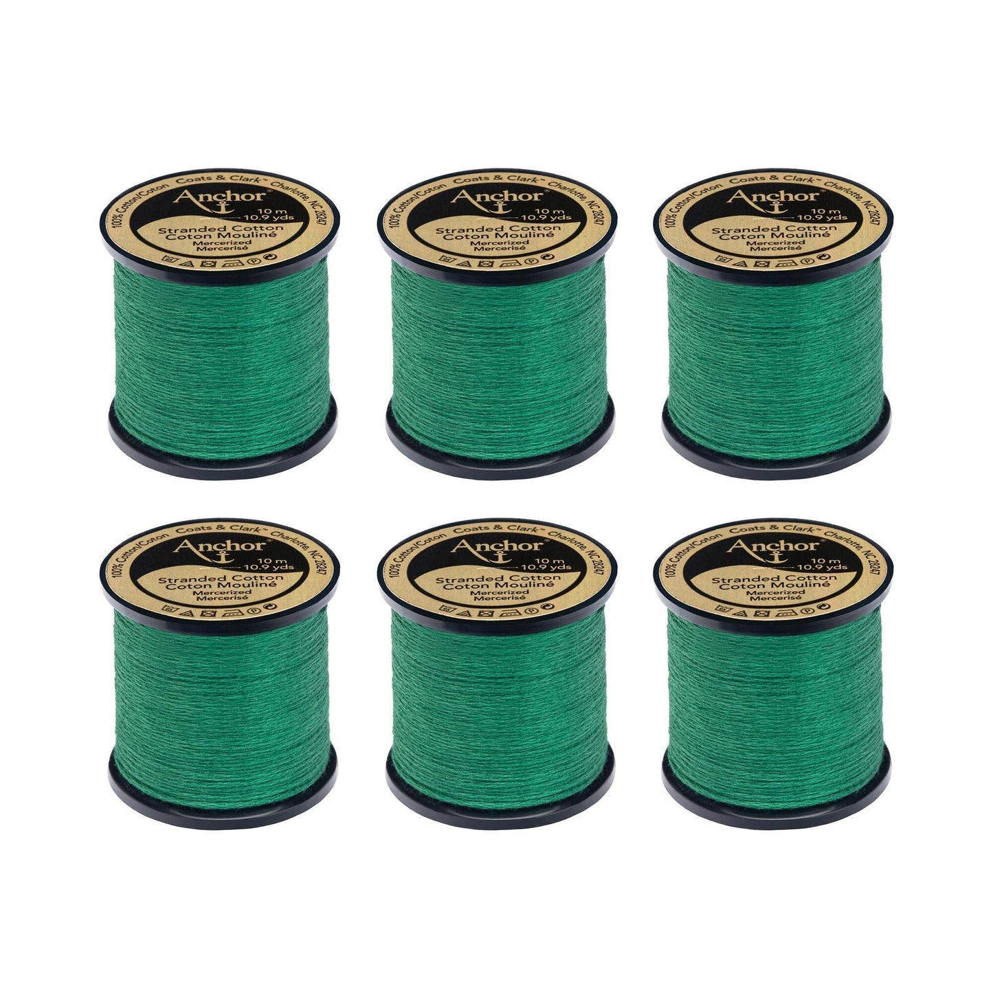 Anchor Spooled Floss 10 Meters (6 Pack) - Clearance shades