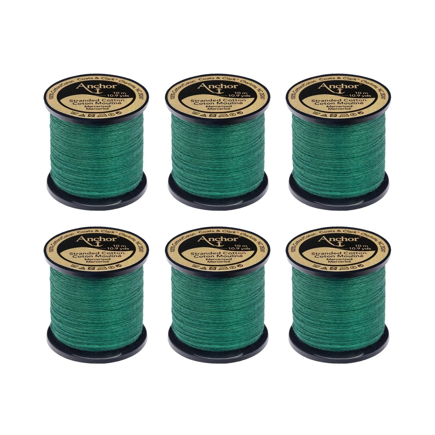 Anchor Spooled Floss 10 Meters (6 Pack) - Clearance shades