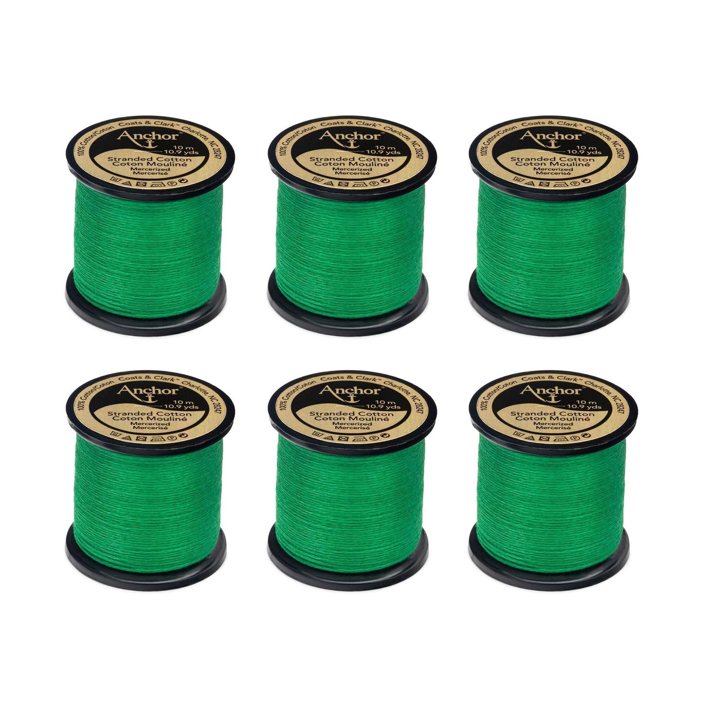 Anchor Spooled Floss 10 Meters (6 Pack) - Clearance shades