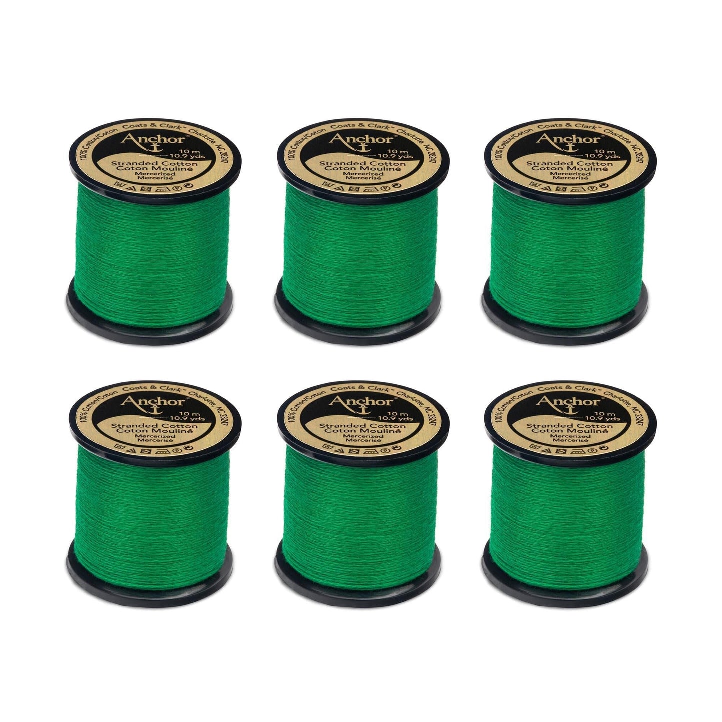 Anchor Spooled Floss 10 Meters (6 Pack) - Clearance shades