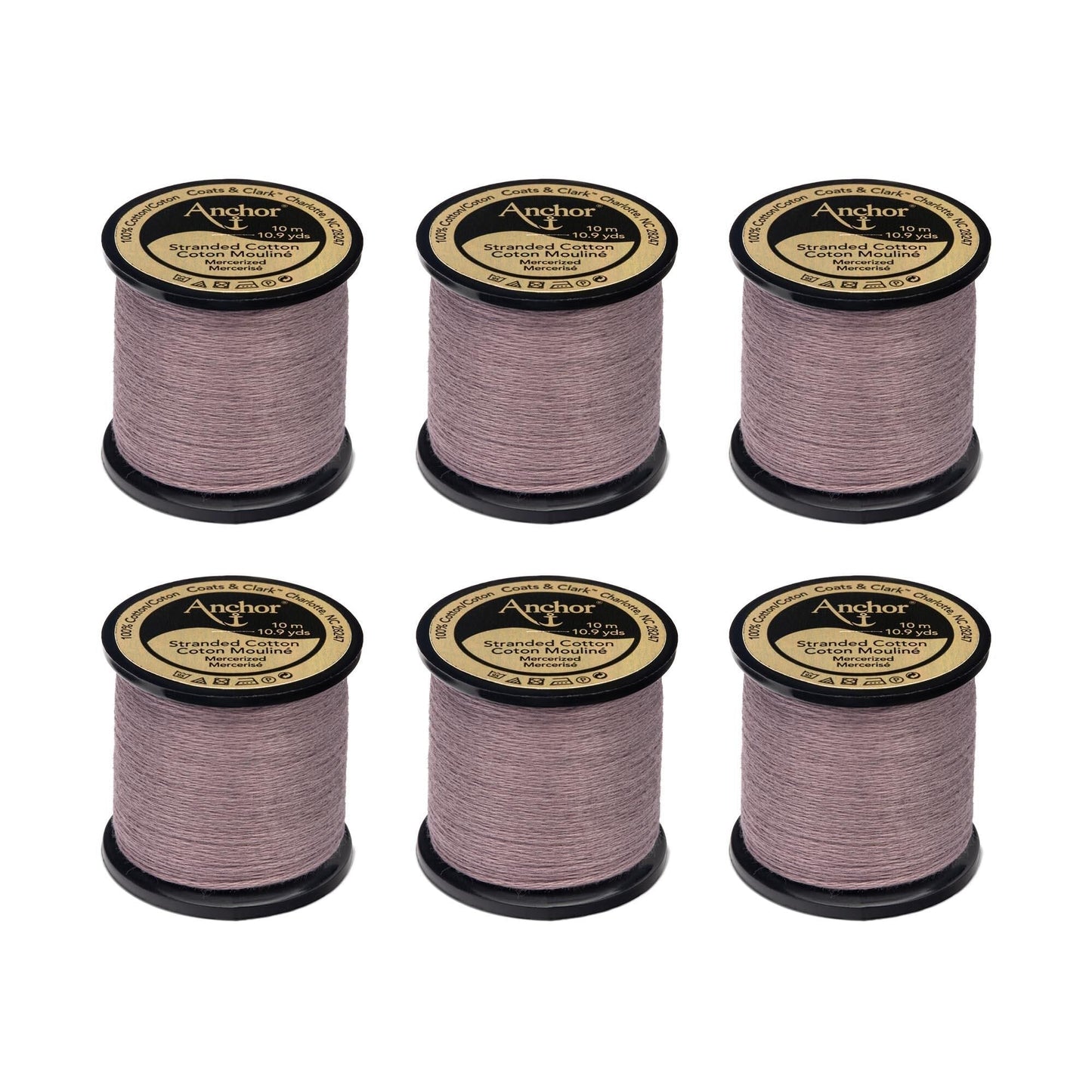 Anchor Spooled Floss 10 Meters (6 Pack) - Clearance shades