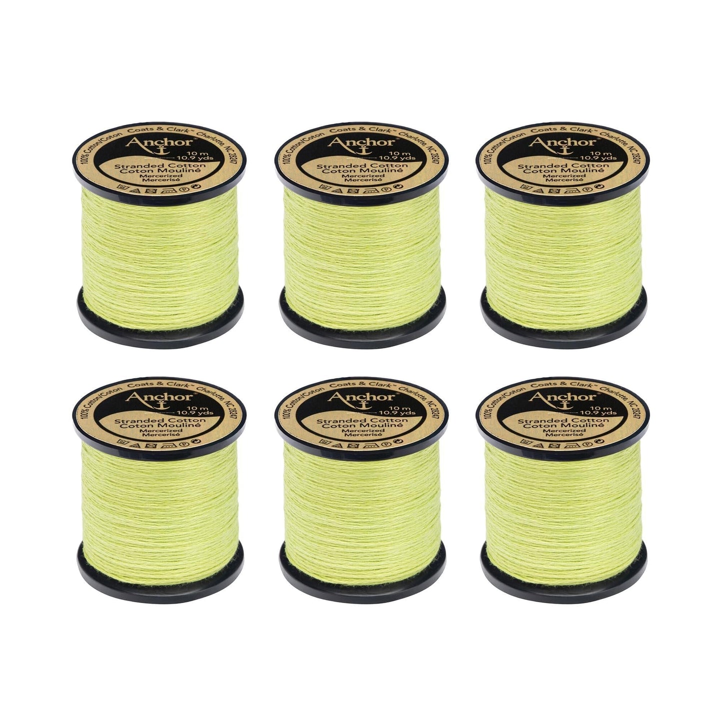 Anchor Spooled Floss 10 Meters (6 Pack) - Clearance shades