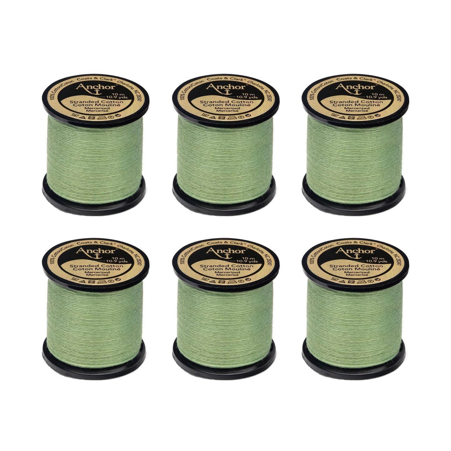 Anchor Spooled Floss 10 Meters (6 Pack) - Clearance shades