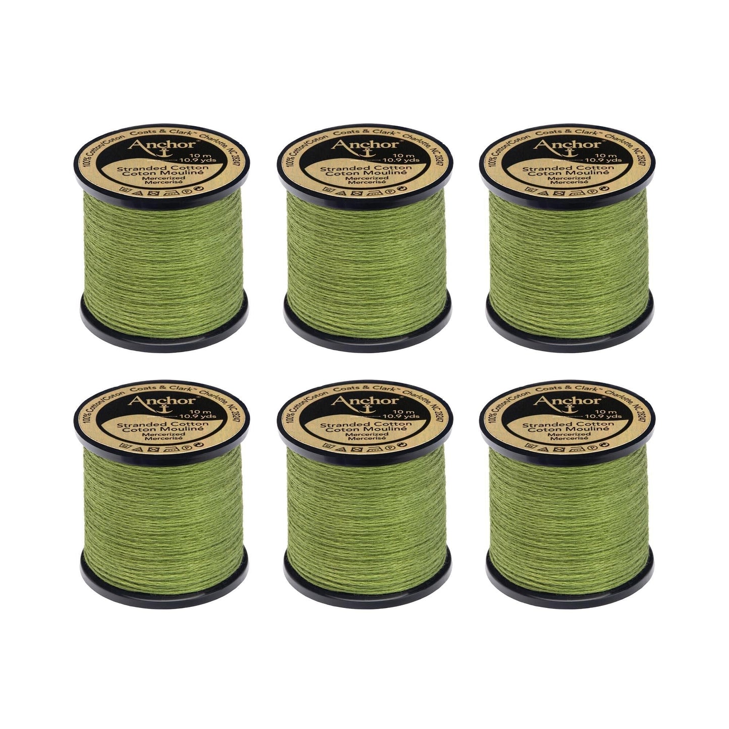 Anchor Spooled Floss 10 Meters (6 Pack) - Clearance shades