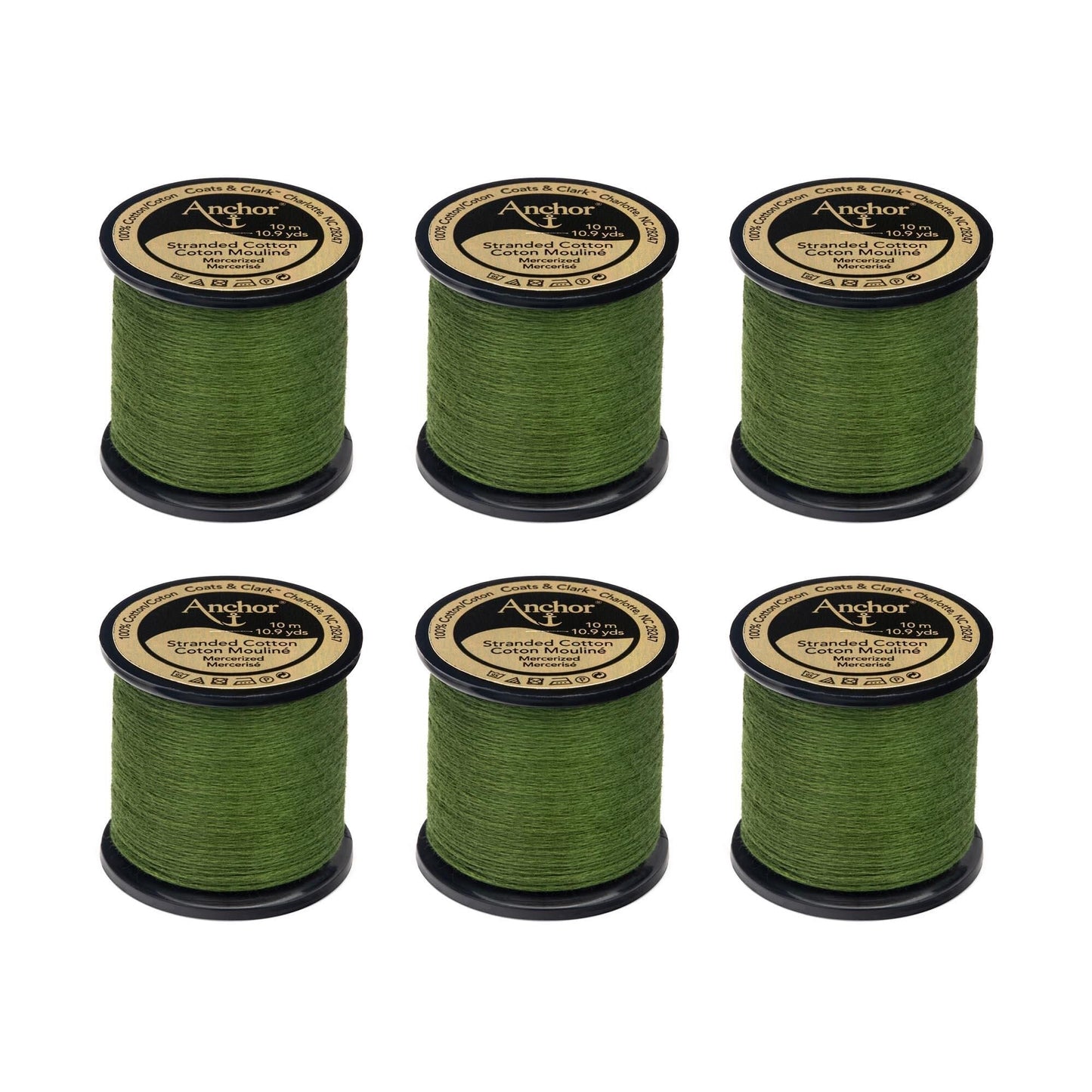 Anchor Spooled Floss 10 Meters (6 Pack) - Clearance shades