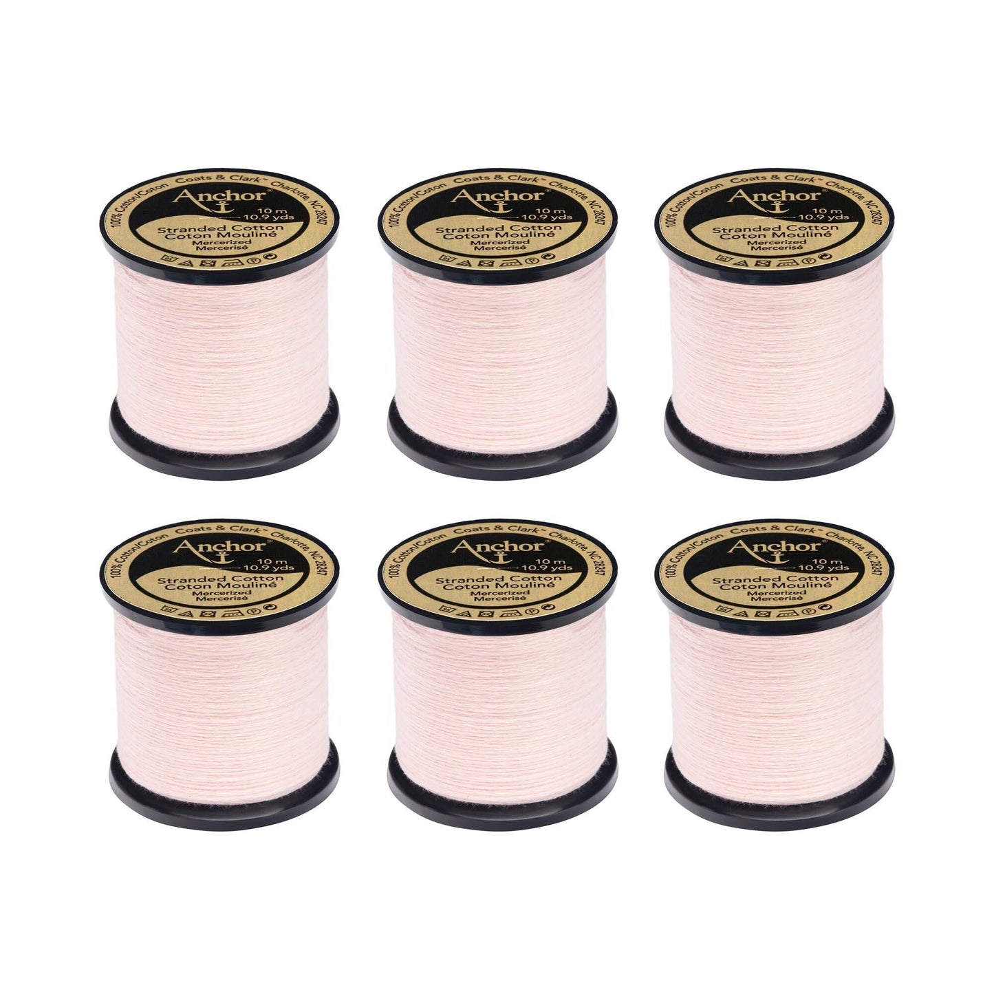 Anchor Spooled Floss 10 Meters (6 Pack) - Clearance shades