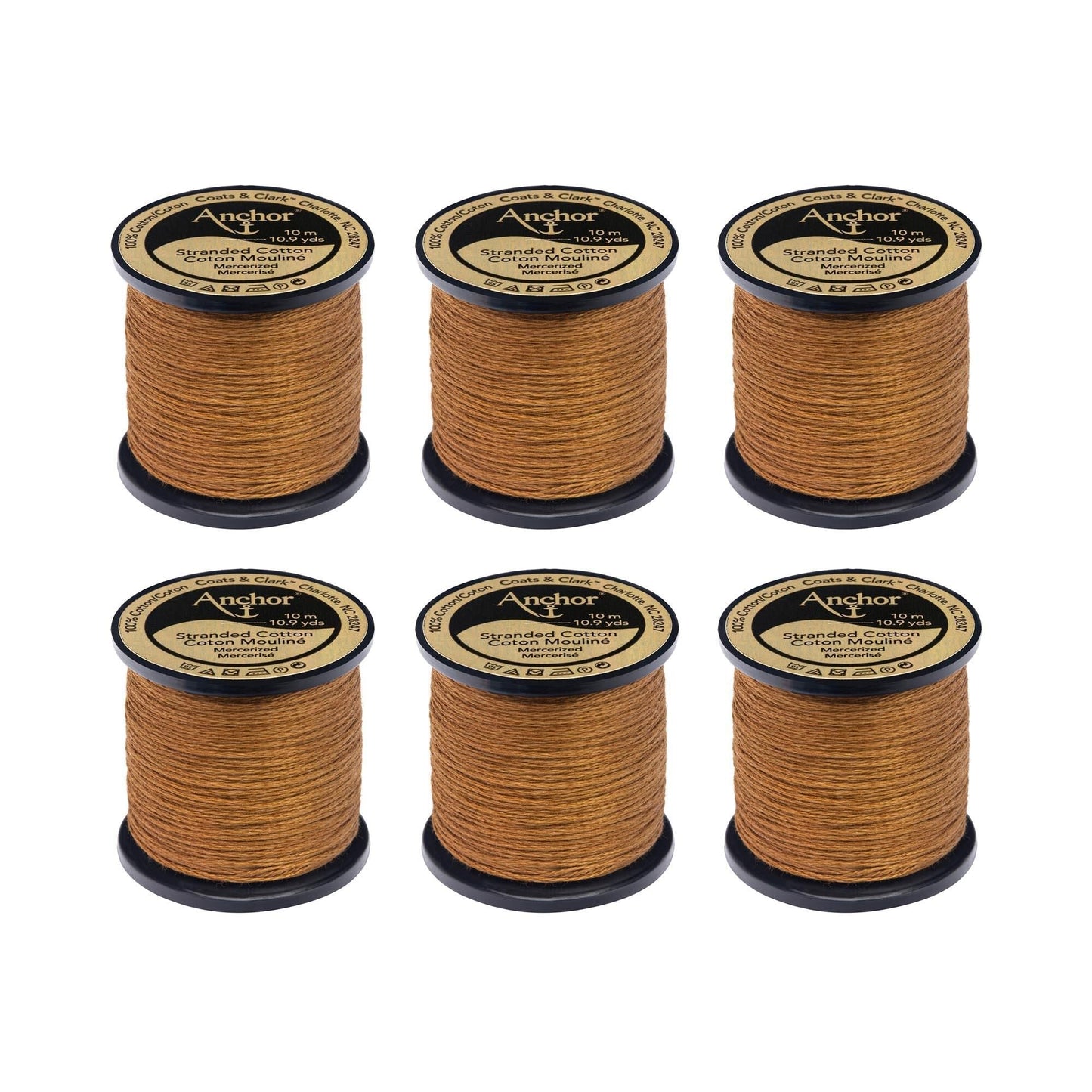 Anchor Spooled Floss 10 Meters (6 Pack) - Clearance shades