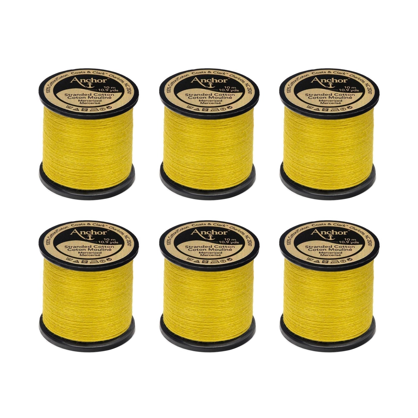 Anchor Spooled Floss 10 Meters (6 Pack) - Clearance shades
