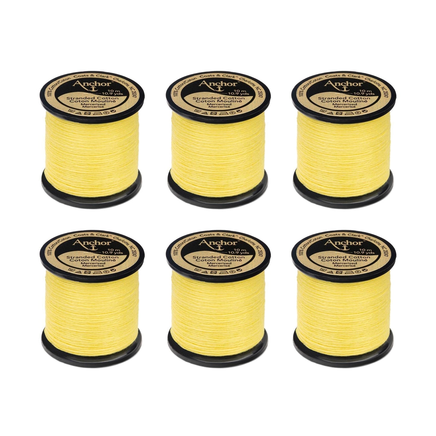 Anchor Spooled Floss 10 Meters (6 Pack) - Clearance shades