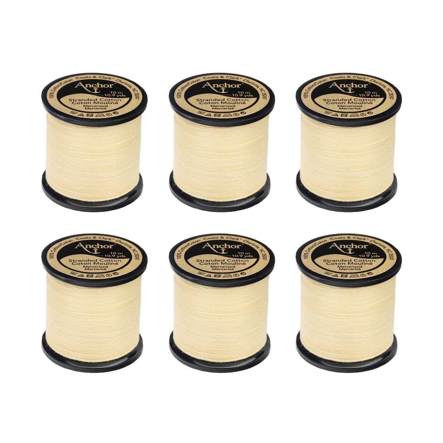 Anchor Spooled Floss 10 Meters (6 Pack) - Clearance shades