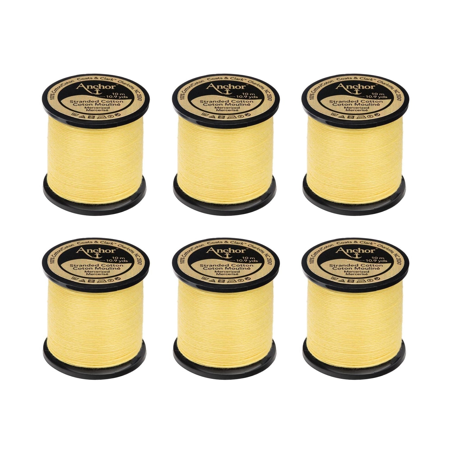 Anchor Spooled Floss 10 Meters (6 Pack) - Clearance shades