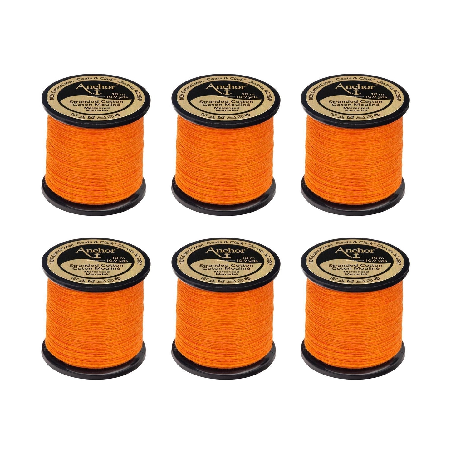 Anchor Spooled Floss 10 Meters (6 Pack) - Clearance shades