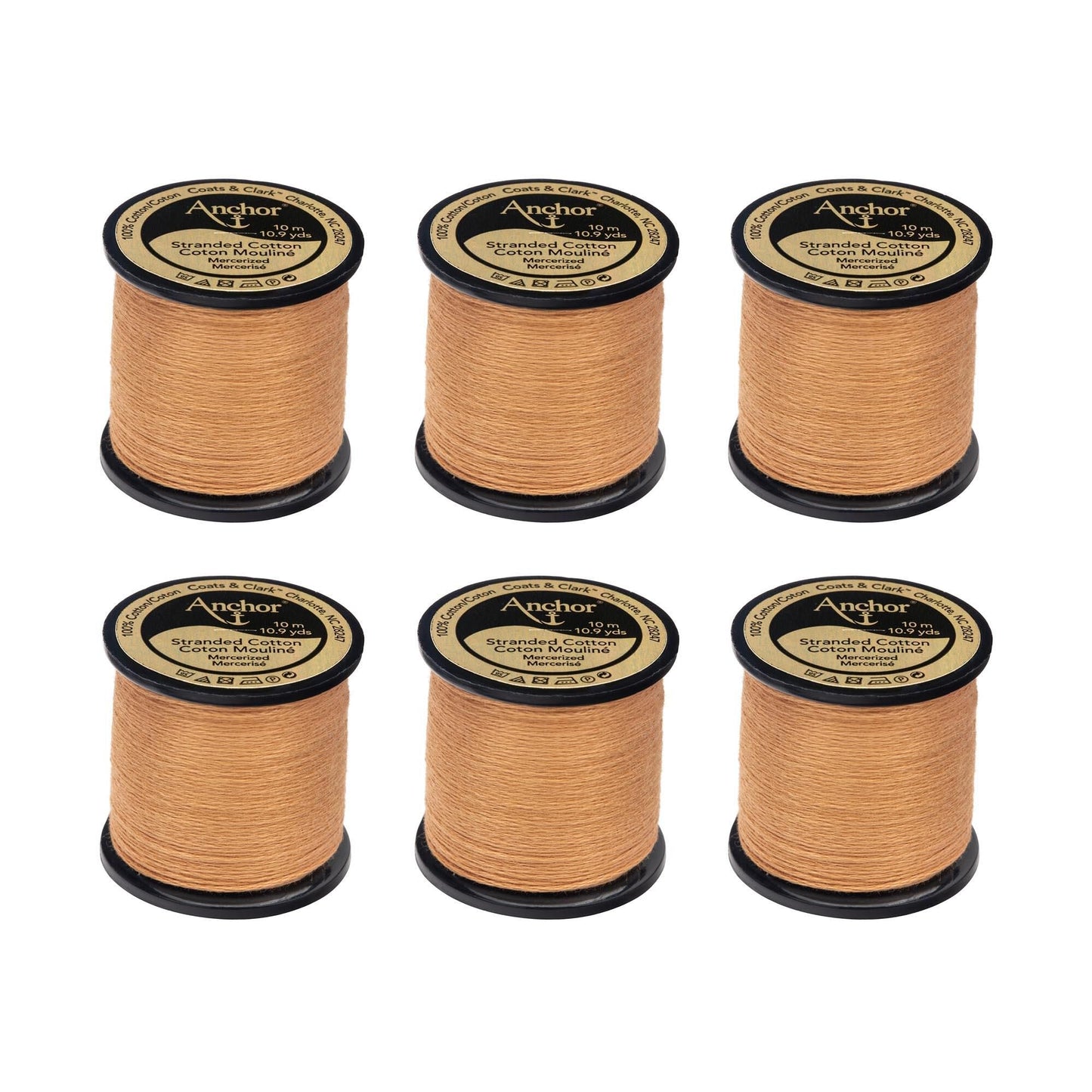 Anchor Spooled Floss 10 Meters (6 Pack) - Clearance shades