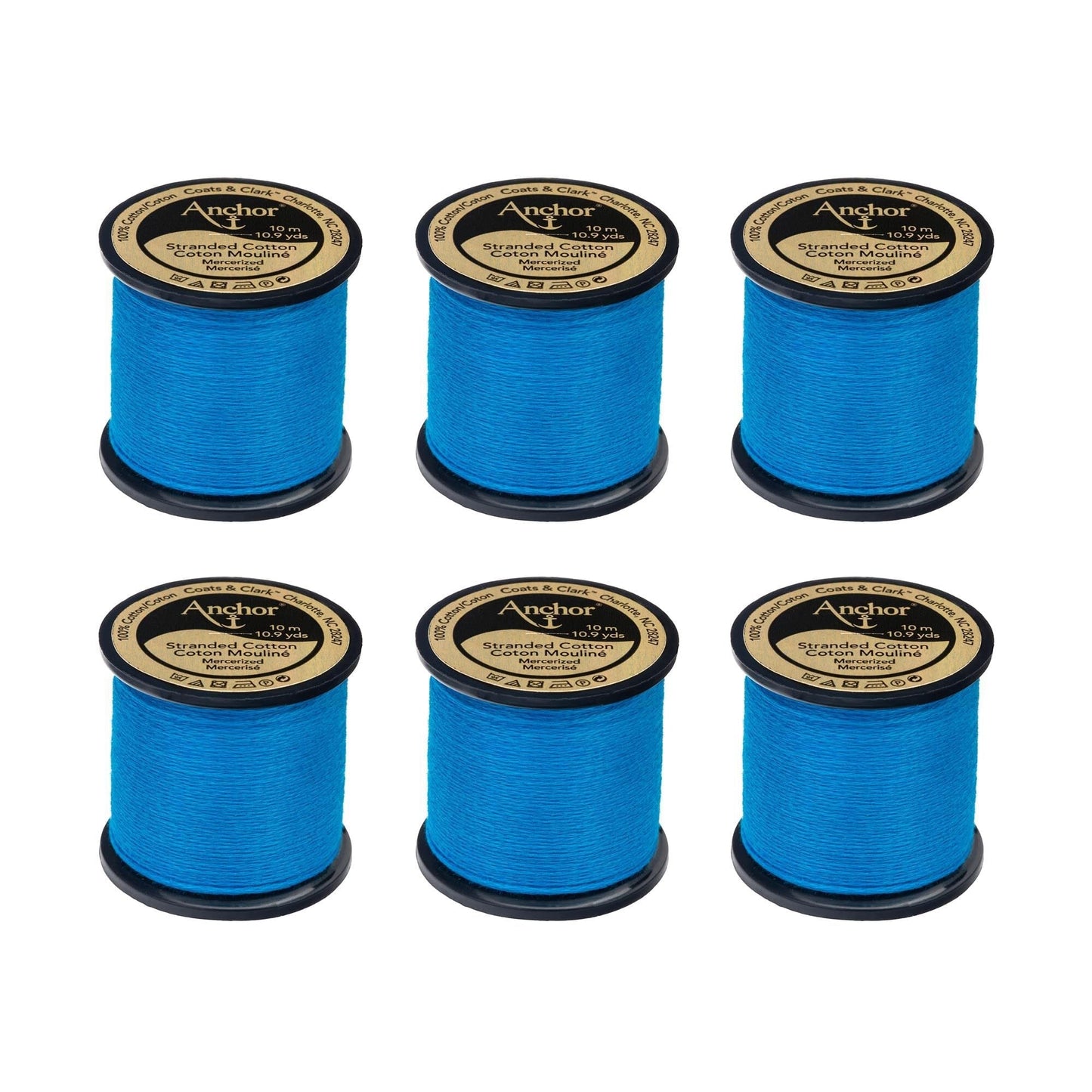 Anchor Spooled Floss 10 Meters (6 Pack) - Clearance shades
