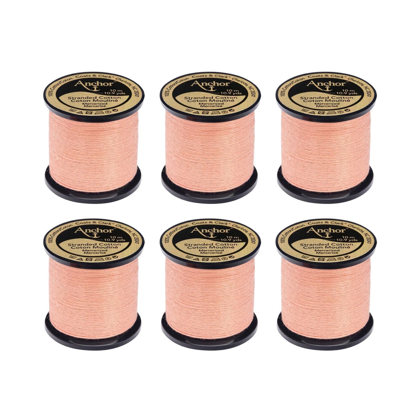 Anchor Spooled Floss 10 Meters (6 Pack) - Clearance shades