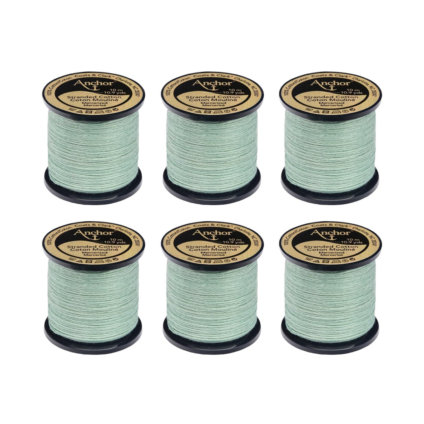 Anchor Spooled Floss 10 Meters (6 Pack) - Clearance shades
