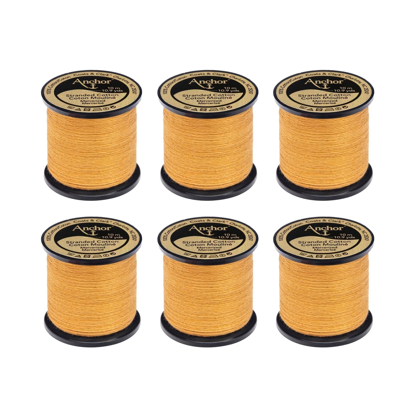 Anchor Spooled Floss 10 Meters (6 Pack) - Clearance shades