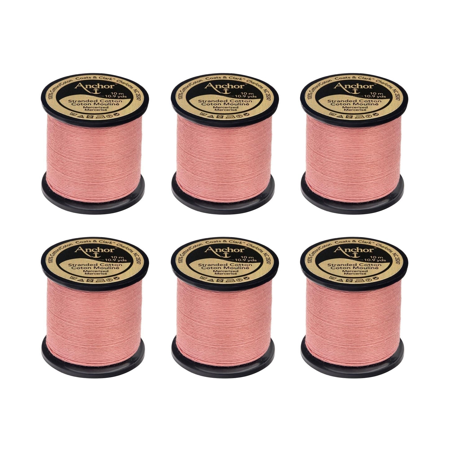 Anchor Spooled Floss 10 Meters (6 Pack) - Clearance shades