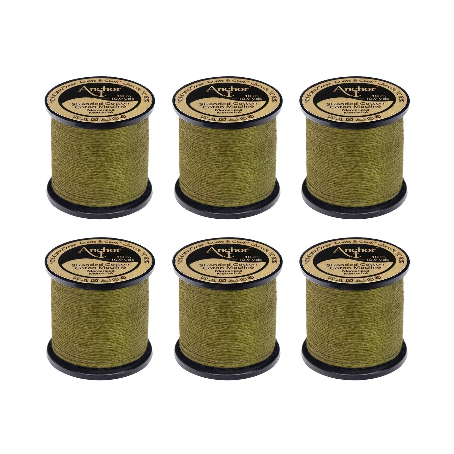 Anchor Spooled Floss 10 Meters (6 Pack) - Clearance shades