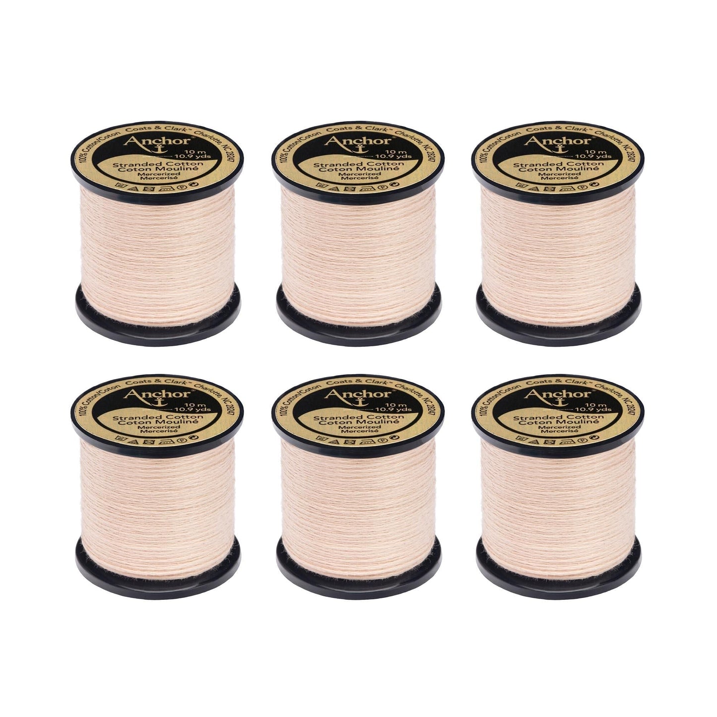 Anchor Spooled Floss 10 Meters (6 Pack) - Clearance shades