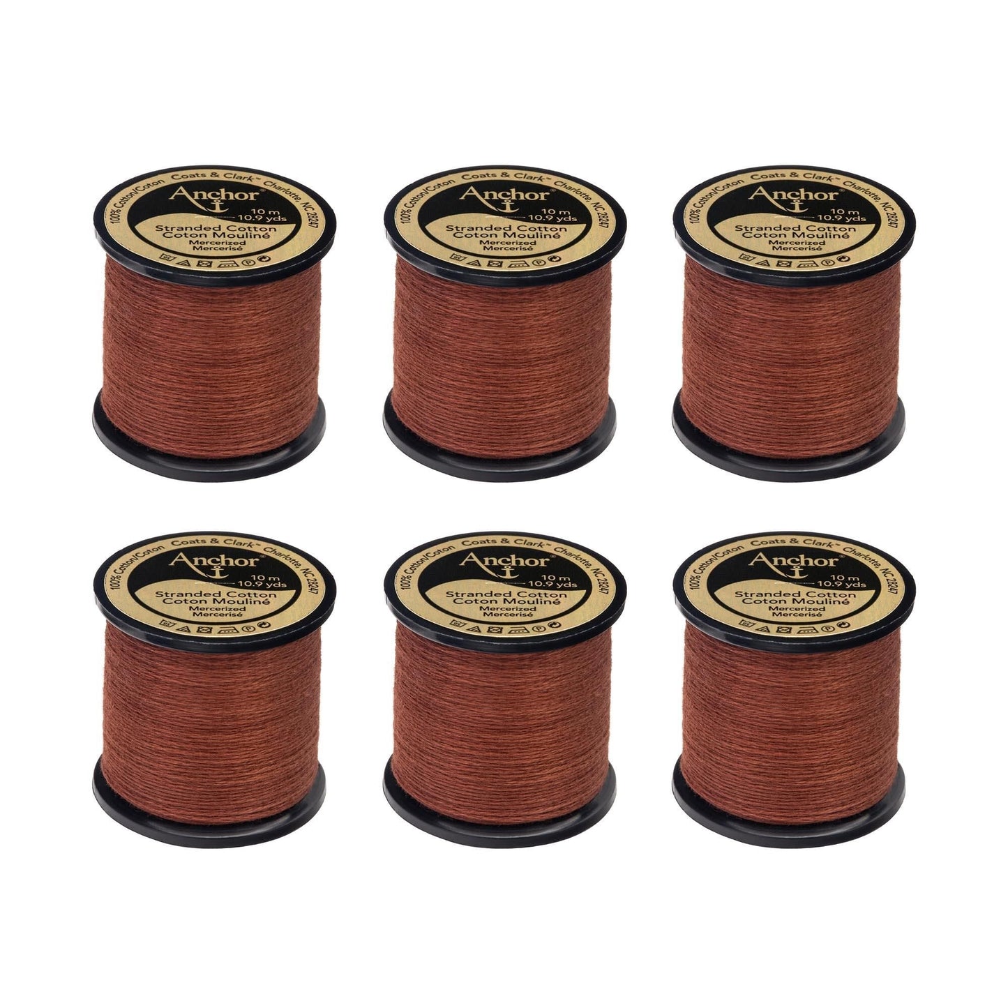 Anchor Spooled Floss 10 Meters (6 Pack) - Clearance shades