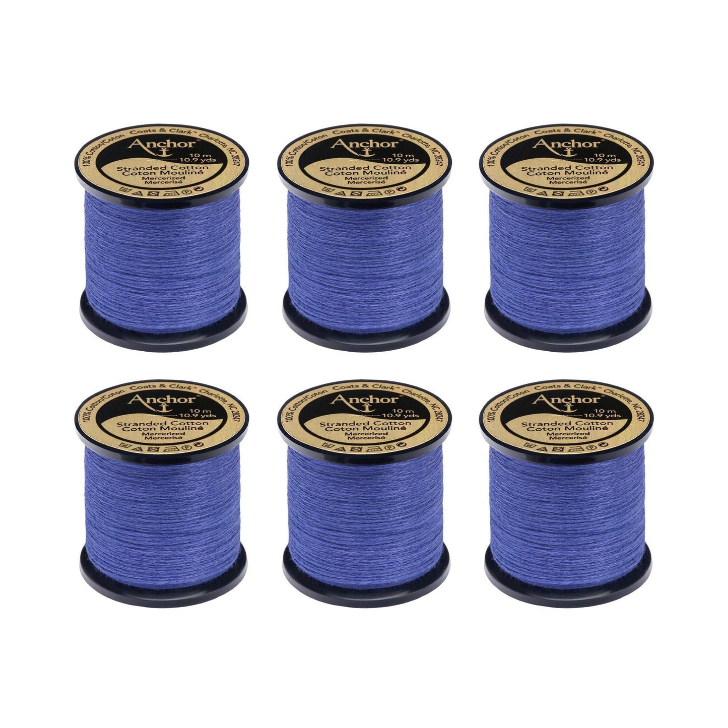 Anchor Spooled Floss 10 Meters (6 Pack) - Clearance shades