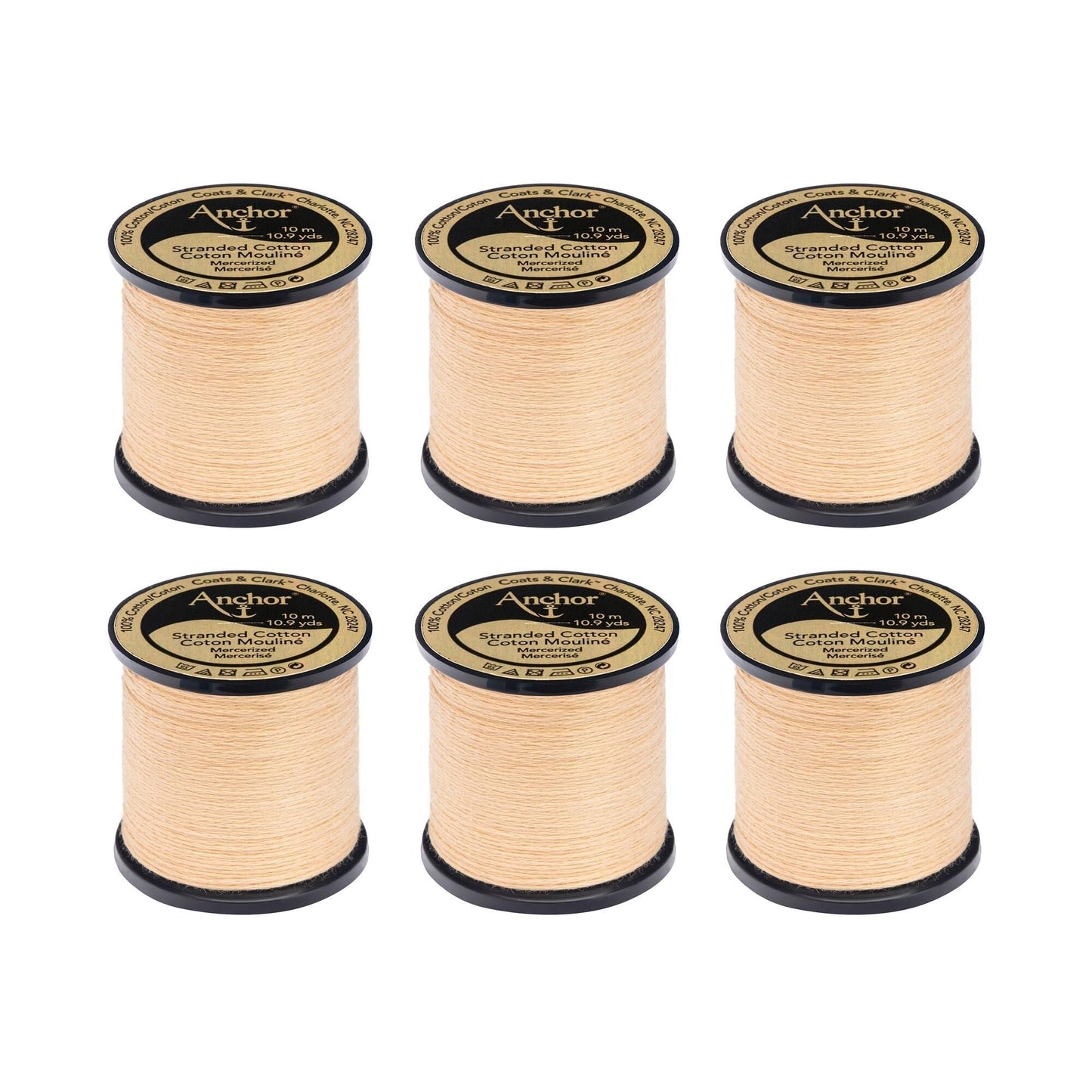 Anchor Spooled Floss 10 Meters (6 Pack) - Clearance shades
