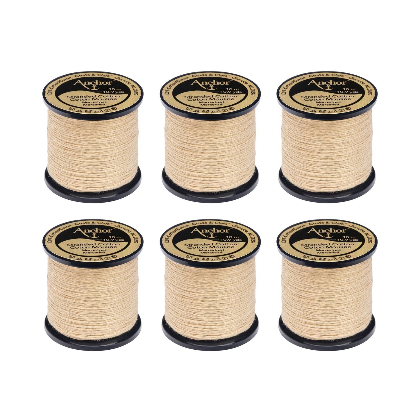 Anchor Spooled Floss 10 Meters (6 Pack) - Clearance shades