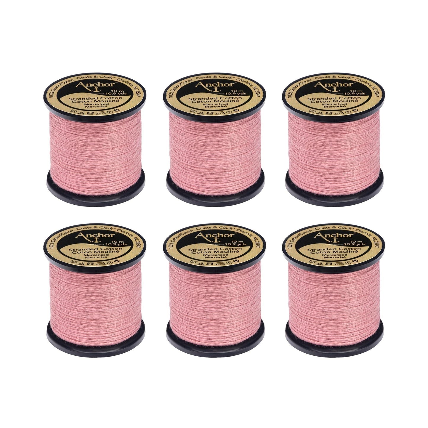 Anchor Spooled Floss 10 Meters (6 Pack) - Clearance shades