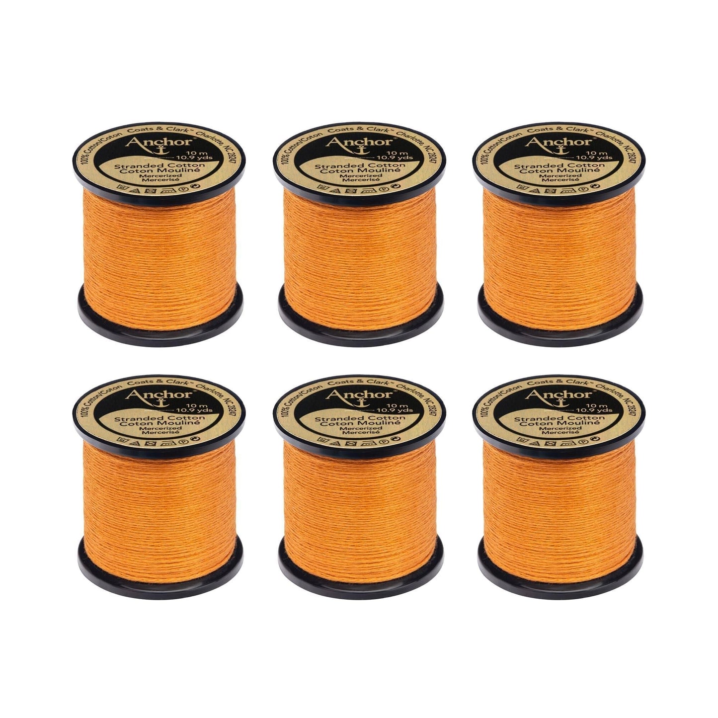 Anchor Spooled Floss 10 Meters (6 Pack) - Clearance shades