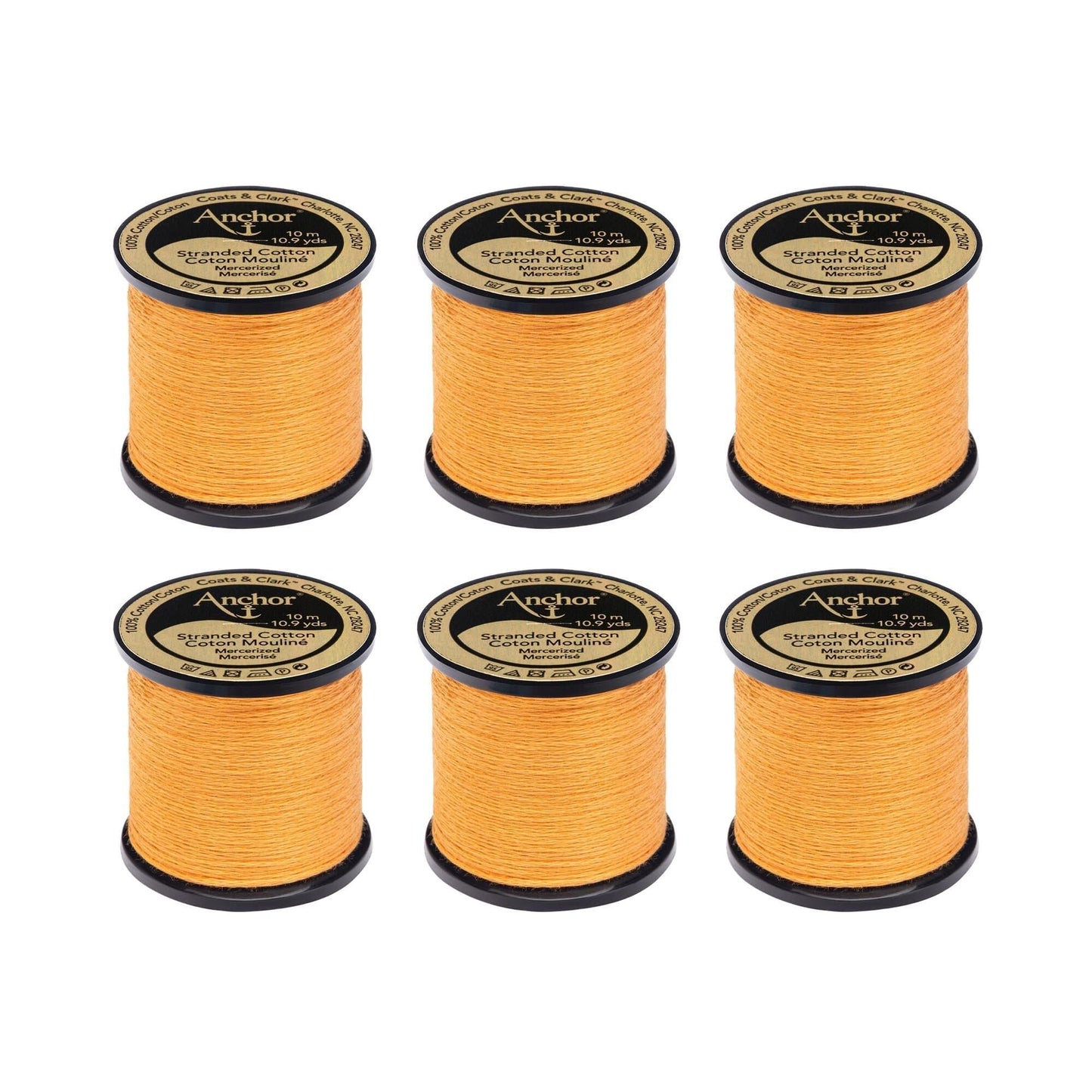 Anchor Spooled Floss 10 Meters (6 Pack) - Clearance shades